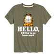 thumbnail image 1 of Garfield - Hello Go Home Now - Toddler And Youth Short Sleeve Graphic T-Shirt, 1 of 5