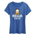 thumbnail image 1 of Garfield - Hello Go Home Now - Women's Short Sleeve Graphic T-Shirt, 1 of 5