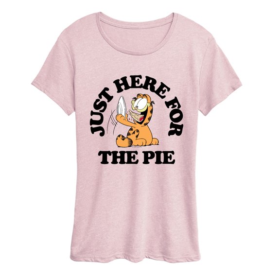 Garfield - Here For The Pie - Women's Short Sleeve Graphic T-Shirt
