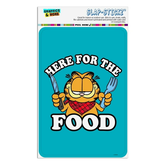 Garfield Here for the Food Home Business Office Sign