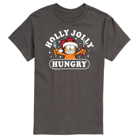 Garfield - Holly Jolly Hungry - Men's Short Sleeve Graphic T-Shirt