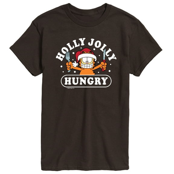 Garfield - Holly Jolly Hungry - Men's Short Sleeve Graphic T-Shirt