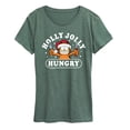 thumbnail image 1 of Garfield - Holly Jolly Hungry - Women's Short Sleeve Graphic T-Shirt, 1 of 5