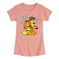 thumbnail image 1 of Garfield - Hug It Out - Toddler & Youth Girls Short Sleeve Graphic T-Shirt, 1 of 1