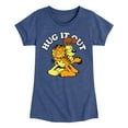 thumbnail image 1 of Garfield - Hug It Out - Toddler & Youth Girls Short Sleeve Graphic T-Shirt, 1 of 5