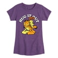 thumbnail image 1 of Garfield - Hug It Out - Toddler & Youth Girls Short Sleeve Graphic T-Shirt, 1 of 5