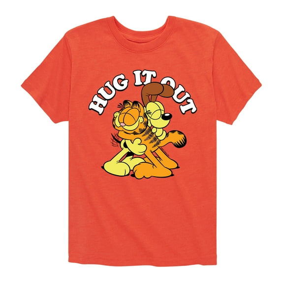 Garfield - Hug It Out - Toddler & Youth Short Sleeve Graphic T-Shirt