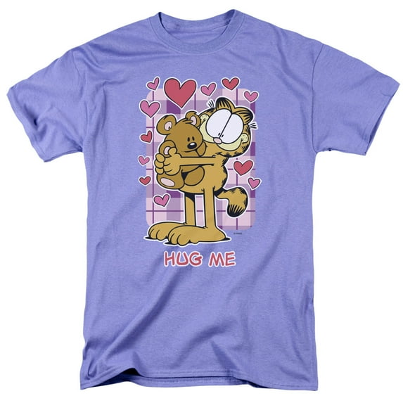 Garfield Hug Me Mens Short Sleeve Shirt