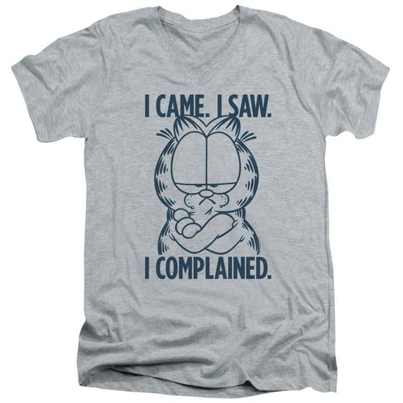 Garfield - I Complained - Slim Fit V Neck Shirt - XX-Large