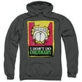 thumbnail image 1 of Garfield I Don't Do Ordinary Adult Pullover Hoodie Sweatshirt Charcoal, 1 of 1