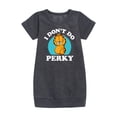 thumbnail image 1 of Garfield - I Don't Do Perky - Toddler And Youth Girls Fleece Dress, 1 of 4