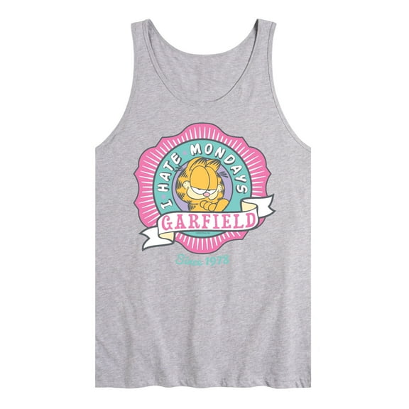 Garfield - I Hate Mondays Badge - Men's Jersey Tank Top