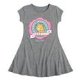 thumbnail image 1 of Garfield - I Hate Mondays Badge - Toddler And Youth Girls Fit And Flare Dress, 1 of 1