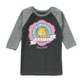 thumbnail image 1 of Garfield - I Hate Mondays Badge - Toddler And Youth Raglan Graphic T-Shirt, 1 of 4