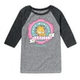 thumbnail image 1 of Garfield - I Hate Mondays Badge - Toddler And Youth Raglan Graphic T-Shirt, 1 of 4