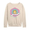 thumbnail image 1 of Garfield - I Hate Mondays Badge - Women's Lightweight French Terry Long Sleeve Shirt, 1 of 5