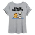 thumbnail image 1 of Garfield - I Hate Mondays - Juniors Ideal Flowy Muscle T-Shirt, 1 of 5