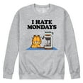 thumbnail image 1 of Garfield - I Hate Mondays - Men's Crew Neck Fleece Pullover, 1 of 5
