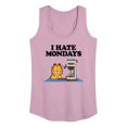 thumbnail image 1 of Garfield - I Hate Mondays - Women's Racerback Tank Top, 1 of 5