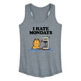 thumbnail image 1 of Garfield - I Hate Mondays - Women's Racerback Tank Top, 1 of 5