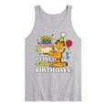 thumbnail image 1 of Garfield - I Live For Birthday's - Men's Jersey Tank Top, 1 of 4