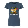 thumbnail image 1 of Garfield - I Live For Birthdays - Juniors Fitted Graphic T-Shirt, 1 of 5