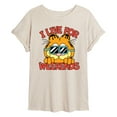 thumbnail image 1 of Garfield - I Live For Weekends - Juniors Ideal Flowy Muscle T-Shirt, 1 of 5