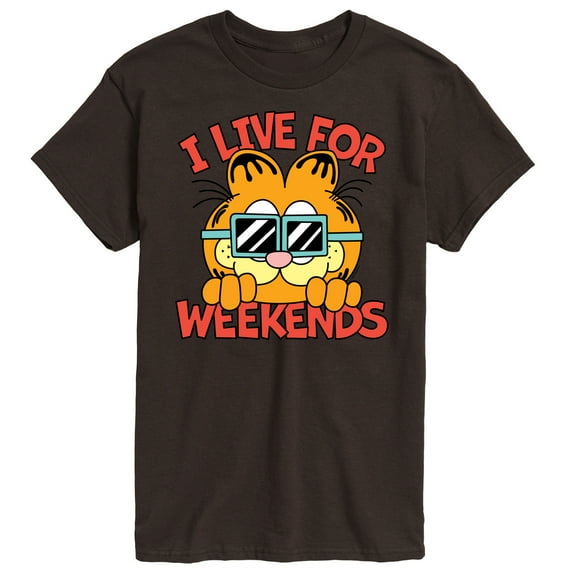 Garfield - I Live For Weekends - Men's Short Sleeve Graphic T-Shirt