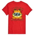 thumbnail image 1 of Garfield - I Live For Weekends - Men's Short Sleeve Graphic T-Shirt, 1 of 5
