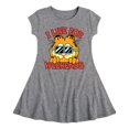thumbnail image 1 of Garfield - I Live For Weekends - Toddler & Youth Girls Fit & Flare Dress, 1 of 1