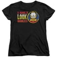 thumbnail image 1 of Garfield I Only Look Harmles S/S Women's T-Shirt Black, 1 of 1