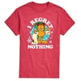 thumbnail image 1 of Garfield - I Regret Nothing Naughty List Christmas - Men's Short Sleeve Graphic T-Shirt, 1 of 4
