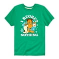 thumbnail image 1 of Garfield - I Regret Nothing  - Toddler And Youth Short Sleeve Graphic T-Shirt, 1 of 5