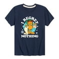 thumbnail image 1 of Garfield - I Regret Nothing  - Toddler And Youth Short Sleeve Graphic T-Shirt, 1 of 5