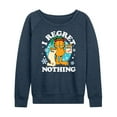 thumbnail image 1 of Garfield - I Regret Nothing - Women's Lightweight French Terry Long Sleeve Shirt, 1 of 5