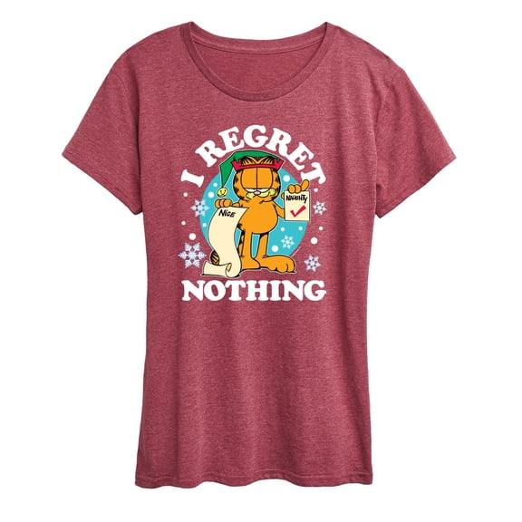 Garfield - I Regret Nothing - Women's Short Sleeve Graphic T-Shirt