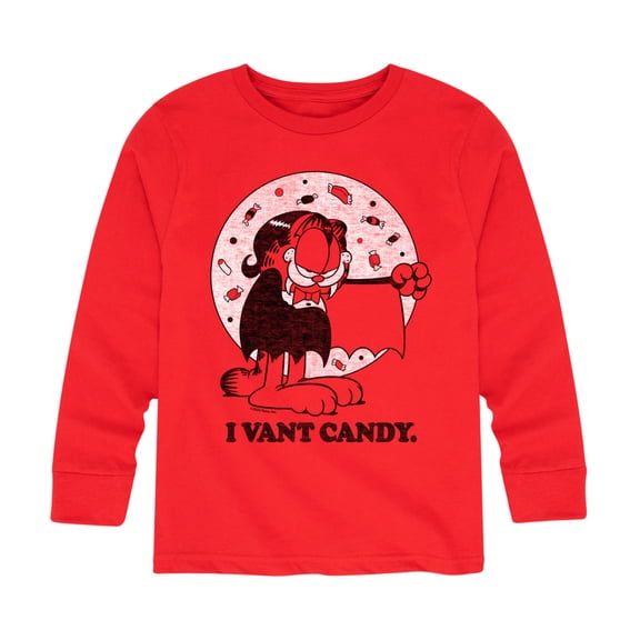 Garfield - I Vant Candy - Toddler And Youth Long Sleeve Graphic T-Shirt