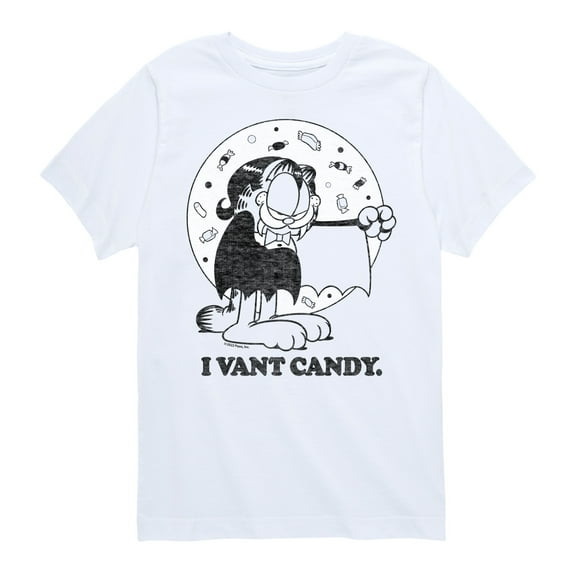 Garfield - I Vant Candy - Toddler And Youth Short Sleeve Graphic T-Shirt
