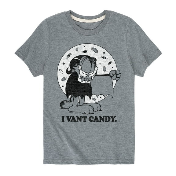 Garfield - I Vant Candy - Toddler And Youth Short Sleeve Graphic T-Shirt