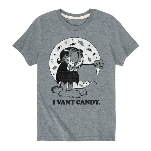 Garfield - I Vant Candy - Toddler And Youth Short Sleeve Graphic T-Shirt
