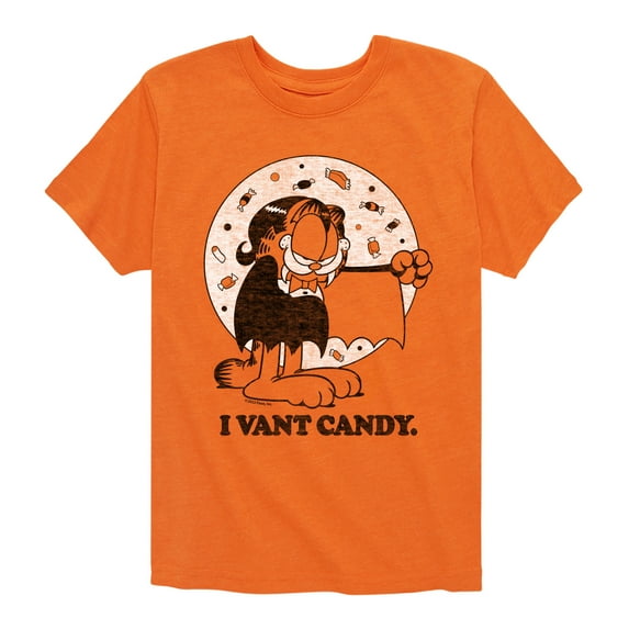 Garfield - I Vant Candy - Toddler And Youth Short Sleeve Graphic T-Shirt