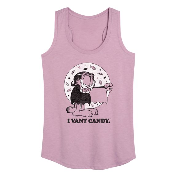 Garfield - I Vant Candy - Women's Racerback Tank Top