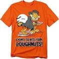 thumbnail image 1 of Garfield T-Shirt I Vant Doughnuts Unisex Graphic Tee For Men & Women, 1 of 7