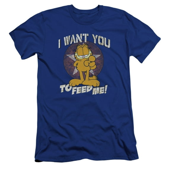 Garfield - I Want You - Premium Slim Fit Short Sleeve Shirt - Small