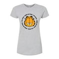 thumbnail image 1 of Garfield - I'm Fine This Is Fine - Juniors Fitted Graphic T-Shirt, 1 of 5