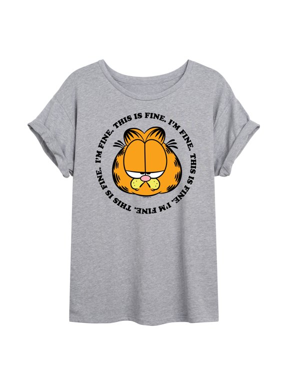 - I'm Fine This Is Fine Women's Relaxed Fit T-Shirt