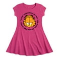 thumbnail image 1 of Garfield - I'm Fine This Is Fine - Toddler & Youth Girls Fit & Flare Dress, 1 of 1