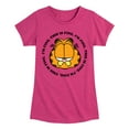 thumbnail image 1 of Garfield - I'm Fine This Is Fine - Toddler & Youth Girls Short Sleeve Graphic T-Shirt, 1 of 5