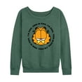 thumbnail image 1 of Garfield - I'm Fine This Is Fine - Women's Lightweight French Terry Long Sleeve Shirt, 1 of 5