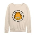 thumbnail image 1 of Garfield - I'm Fine This Is Fine - Women's Lightweight French Terry Long Sleeve Shirt, 1 of 5